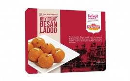 Delight Foods Dry Fruit Besan Ladoo   Box  400 grams